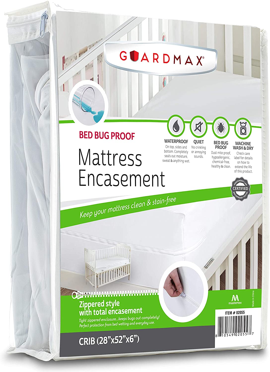 guardmax-zippered-bed-bug-waterproof-mattress-protector