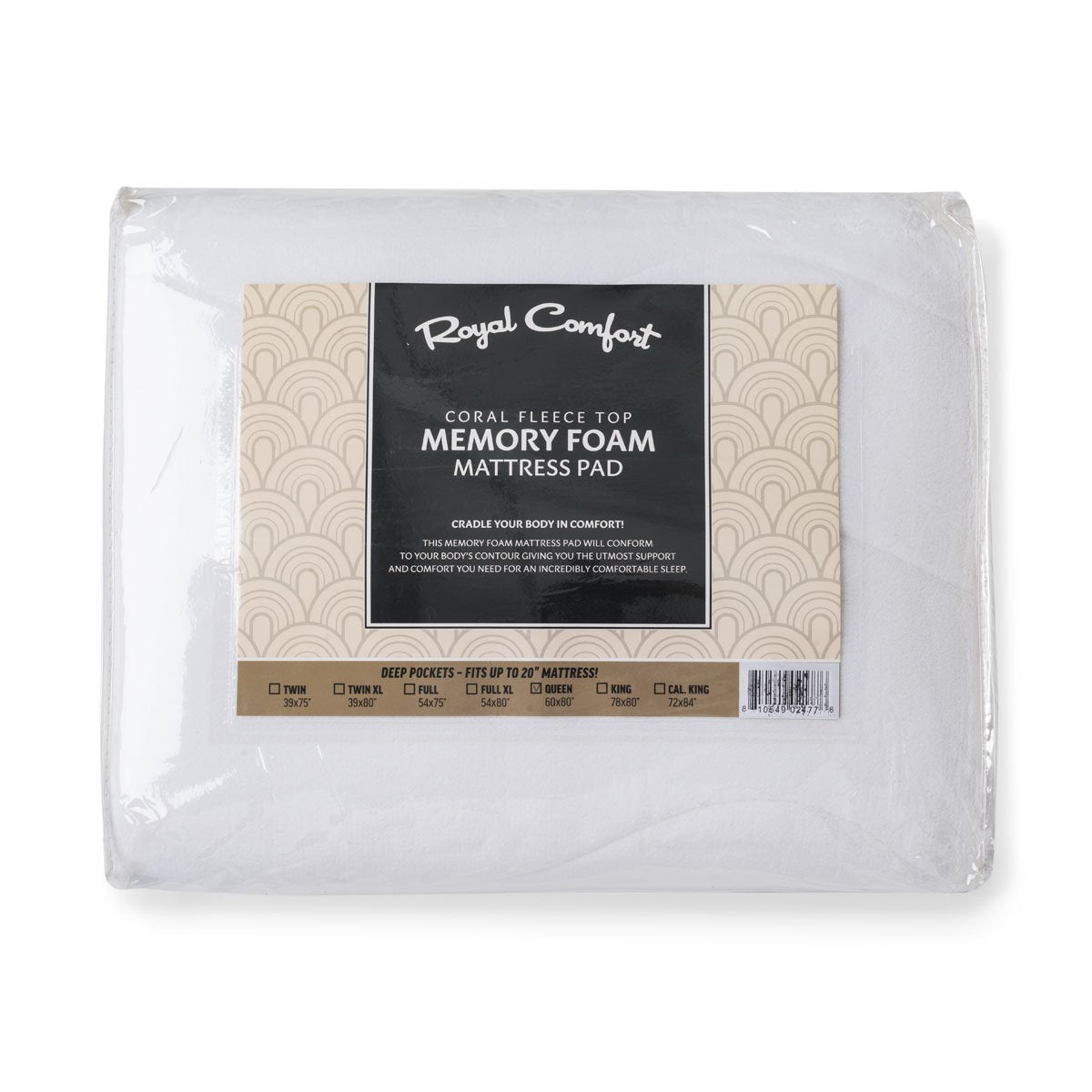 right-choice-bedding-foam-polyester-mattress-pad-rcb-mps-fied-plr